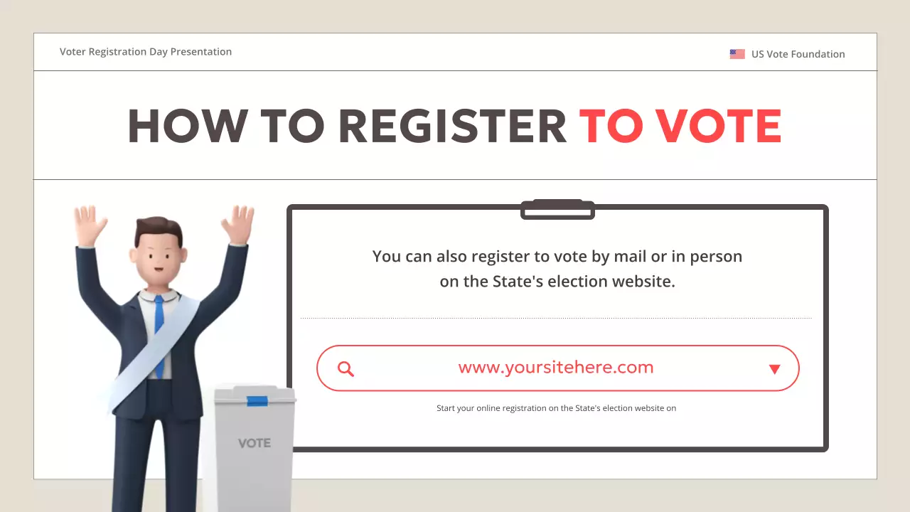 Beige Modern Voter Guide Presentation