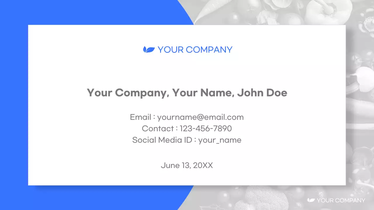 Blue Modern Wellbeing Plan Proposal Presentation