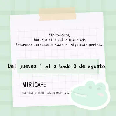 Bonitas noticias de vacaciones en verde