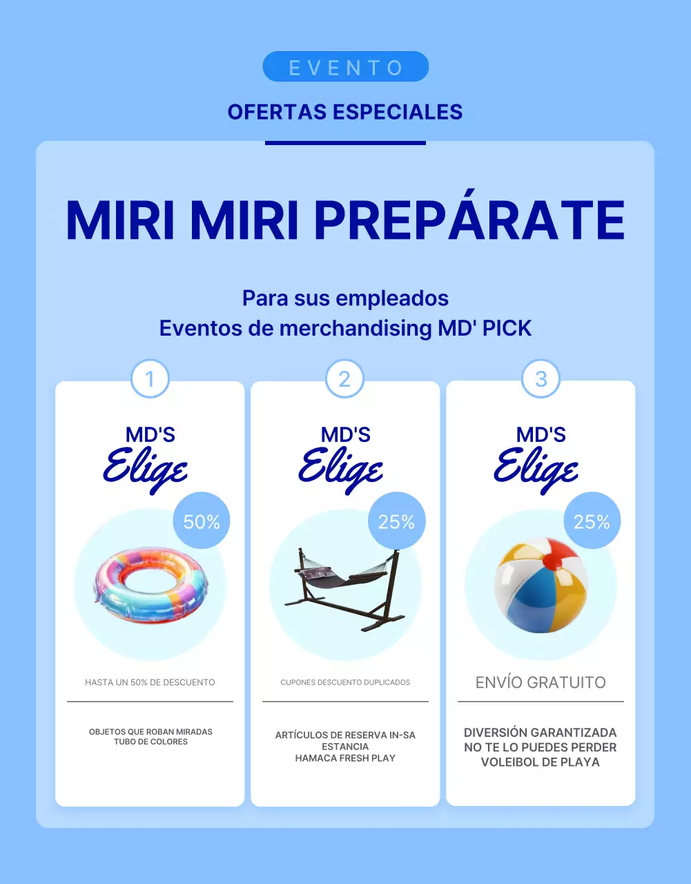 Guía para una sencilla colección de accesorios acuáticos de verano en azul y azul claro