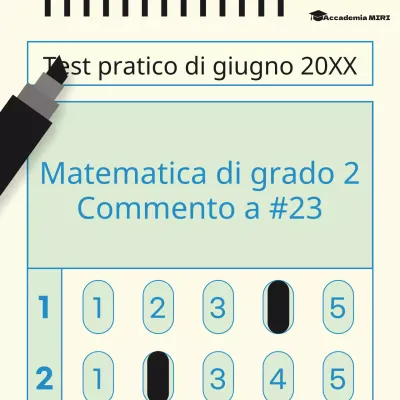Prova pratica in stile accento blu e giallo Titolo principale