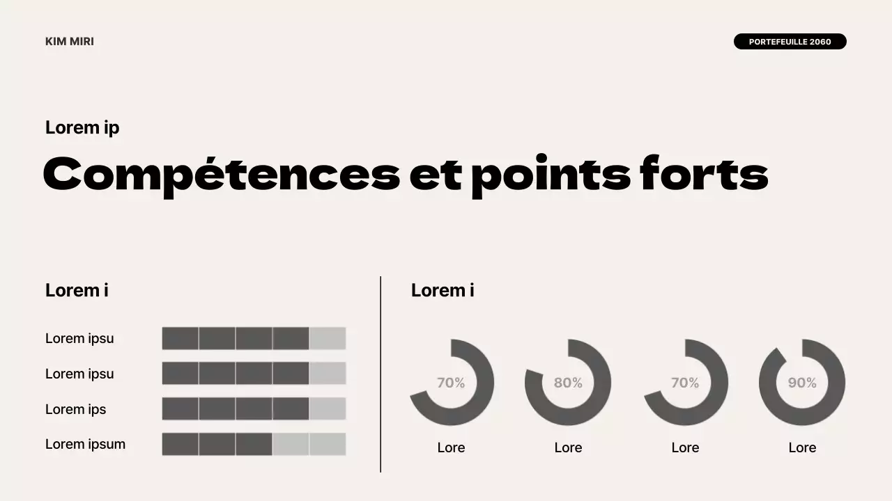 Une introduction moderne au portefeuille en ivoire et noir