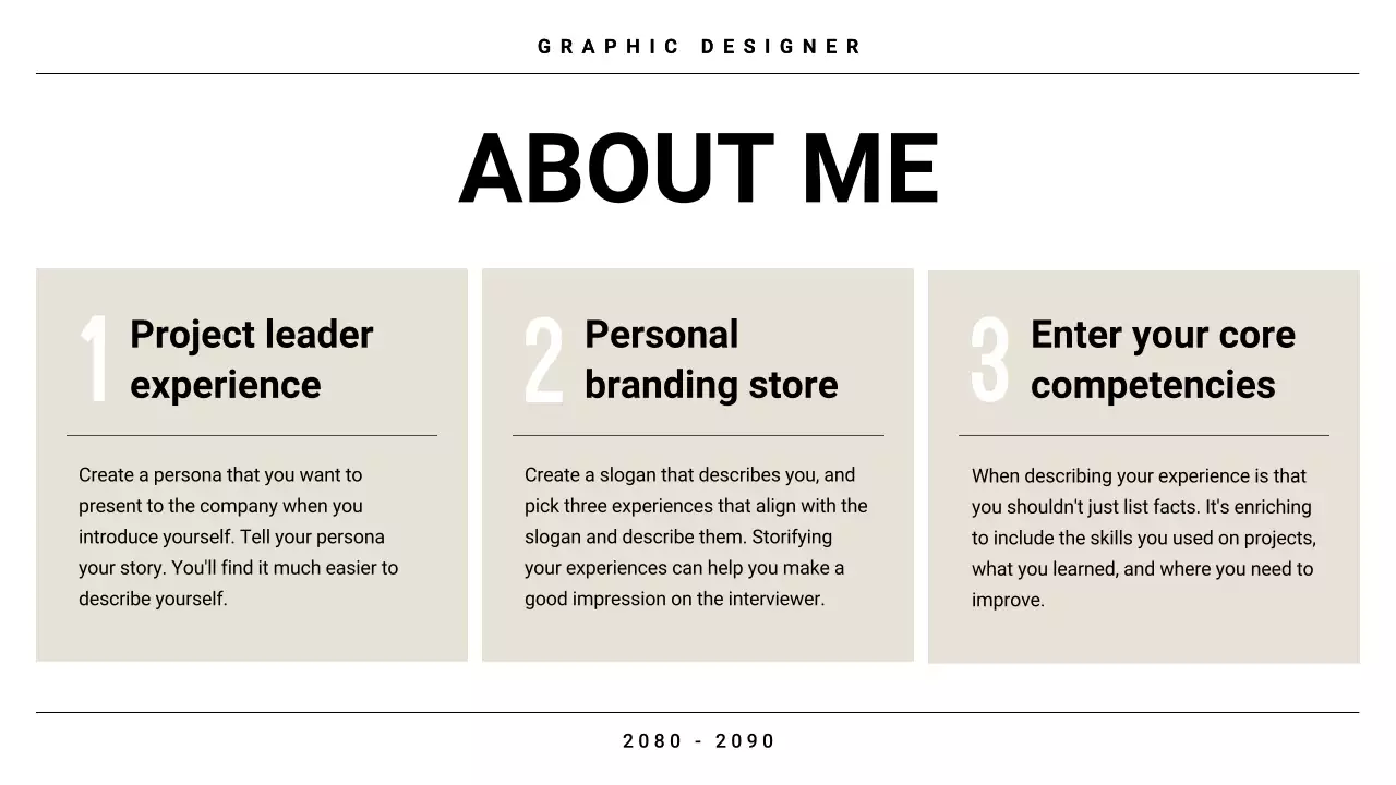 Presentasi Resume Portofolio Modern Beige