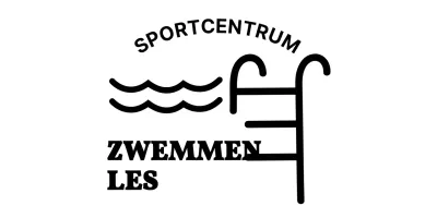 Ontwerp een zwembadlogo met een buitenzwembadgevoel met een golfillustratie