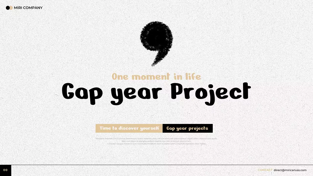 베이지 미니멀 프로젝트 가이드 프레젠테이션