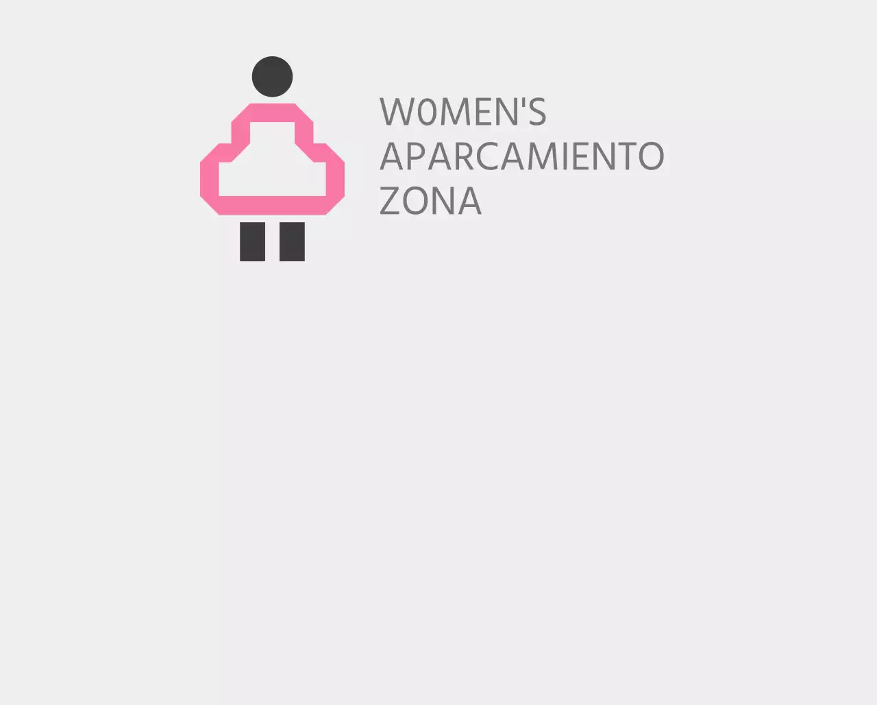 Plazas de aparcamiento rosas sólo para mujeres