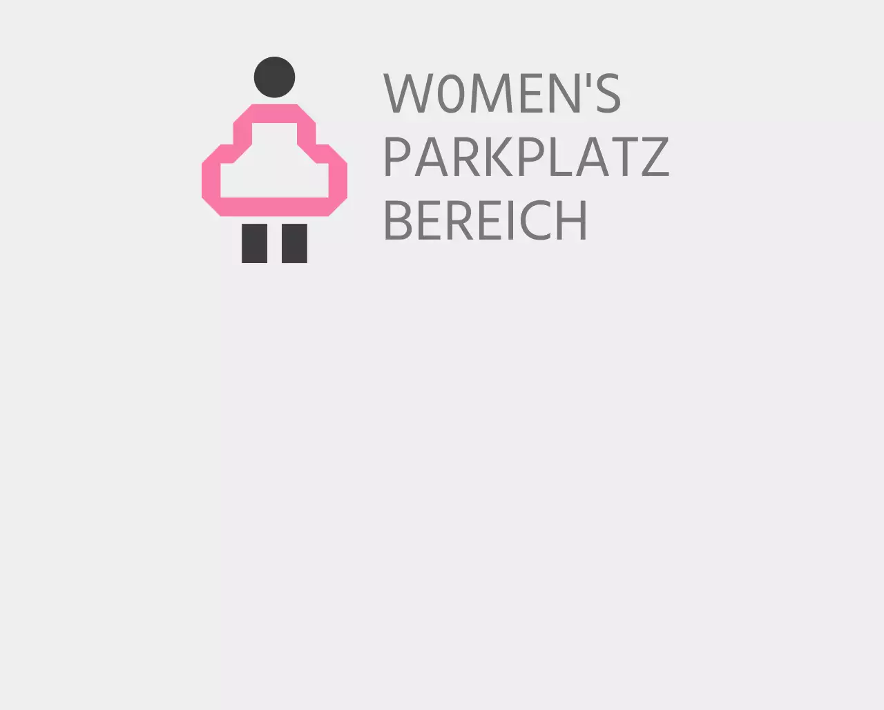 Rosa Parkplätze nur für Frauen