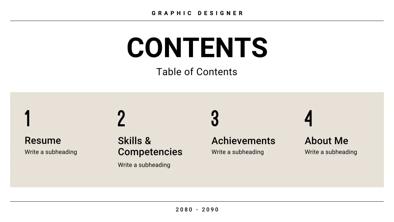 Presentasi Resume Portofolio Modern Beige