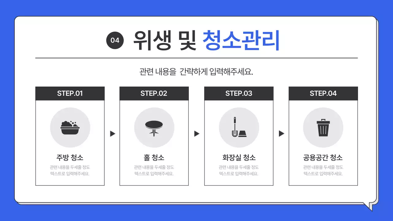 파랑의 심플한 매장 운영 안내서