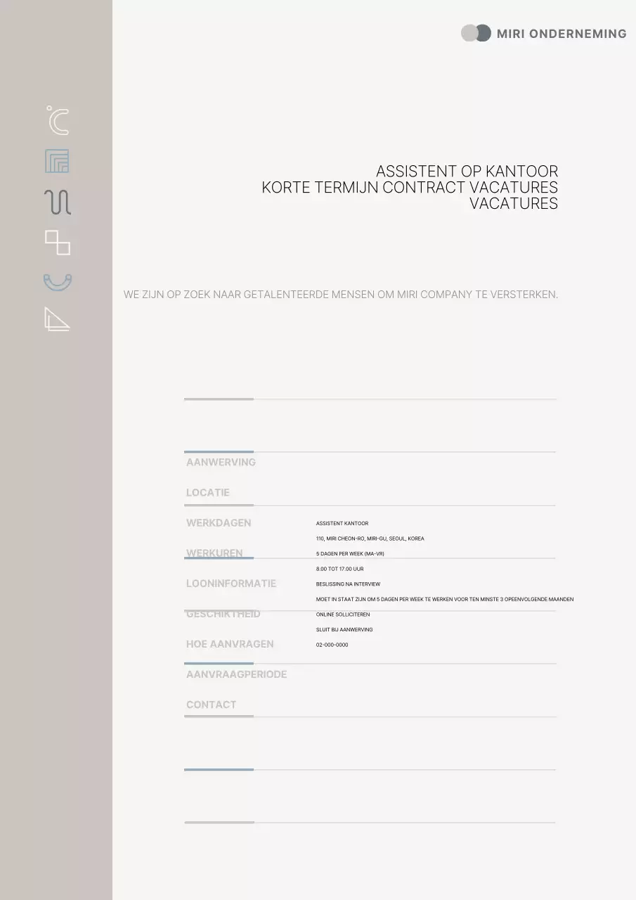 Een eenvoudig zakelijk briefpapierpakket in lichtblauw en beige