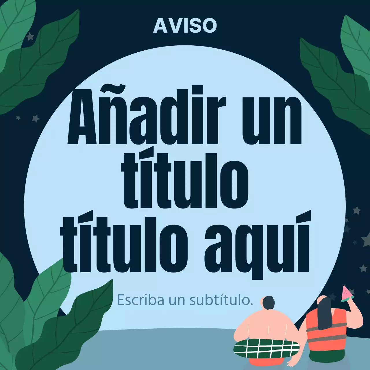 Vibraciones veraniegas en azul y verde MainTitle