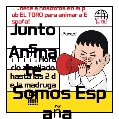 Promover eventos con sabor a botella blanca y amarilla