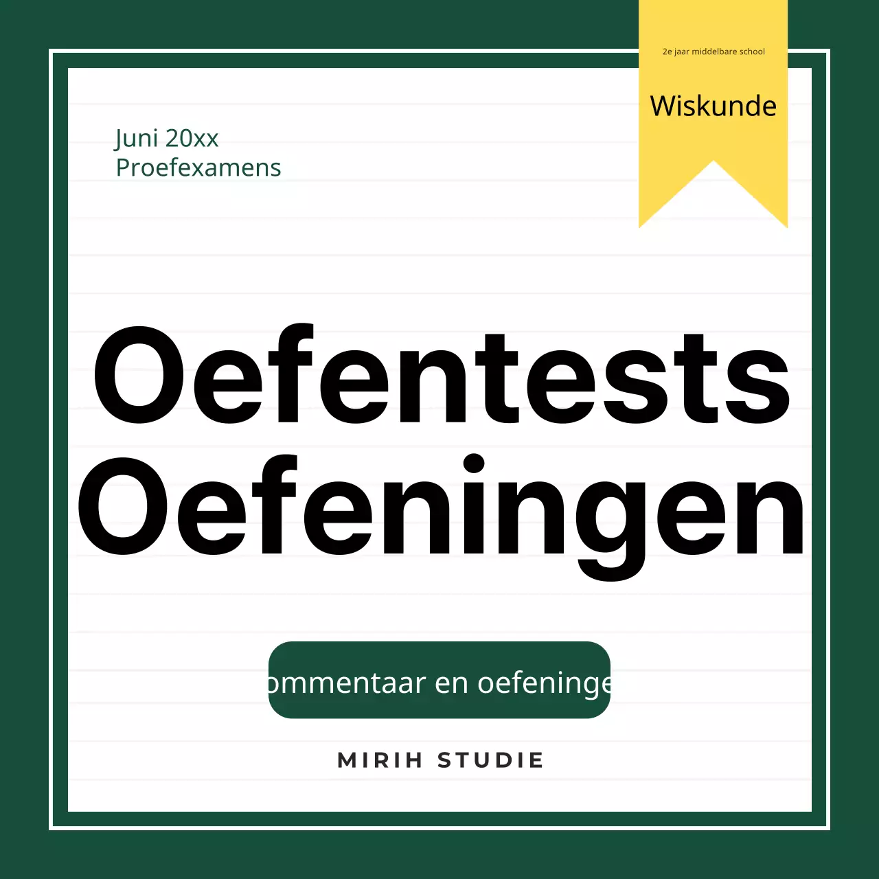 Een basis groene school blog cover