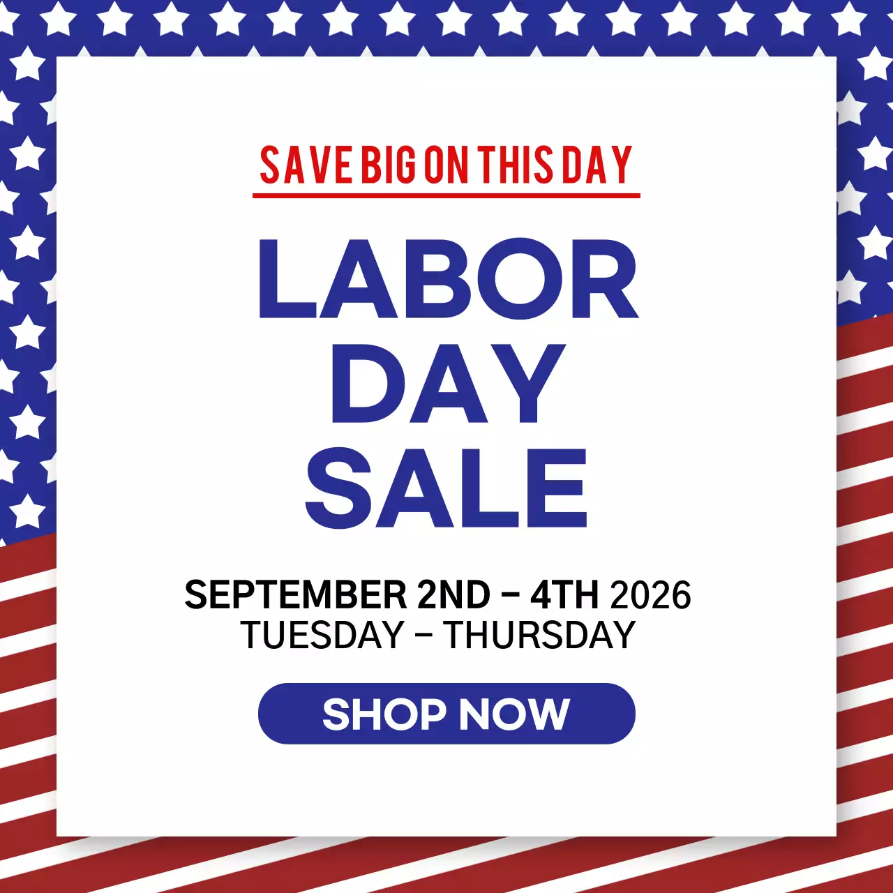 Red Traditional Labor Day Promotion Social Media Post