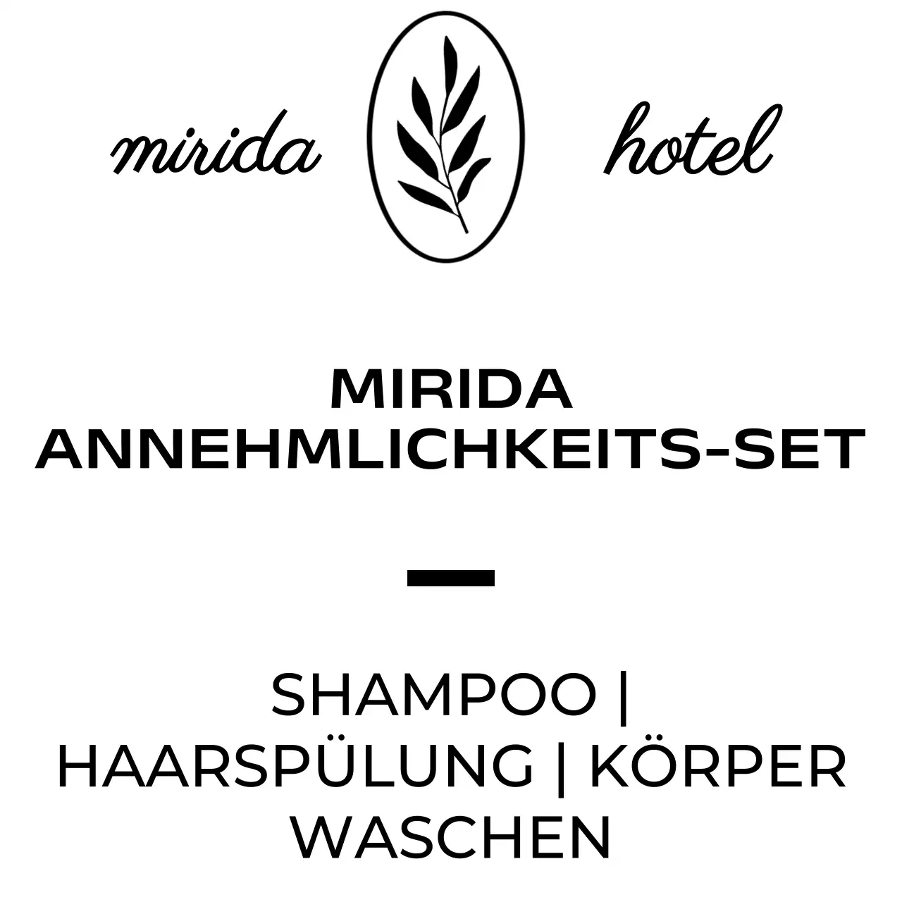 Elegantes Logo mit kursiver Schrift und Pflanzenzeichnungen