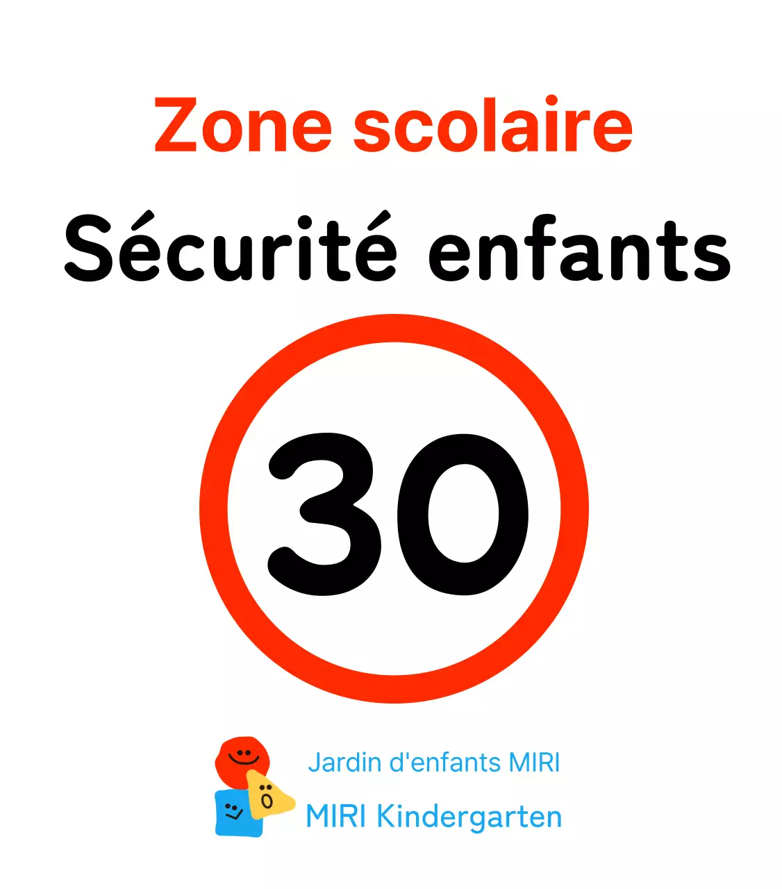 Formes mignonnesPersonnages Panneau No Parking in Children's Sanctuary