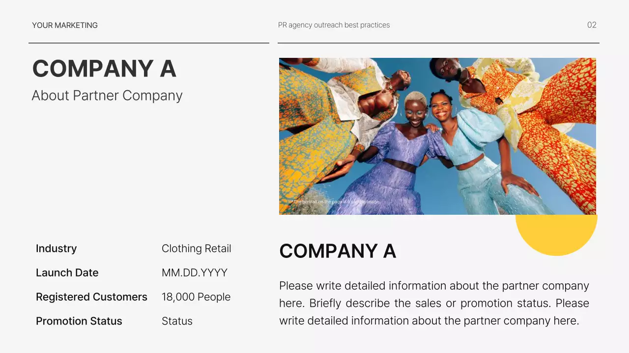 화이트 프로페셔널 마케팅 프리젠테이션