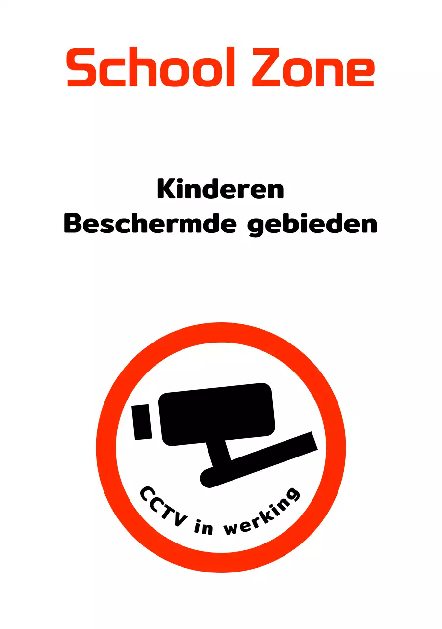 Schattige vormenCharacters bordje Verboden te parkeren in het kinderpark