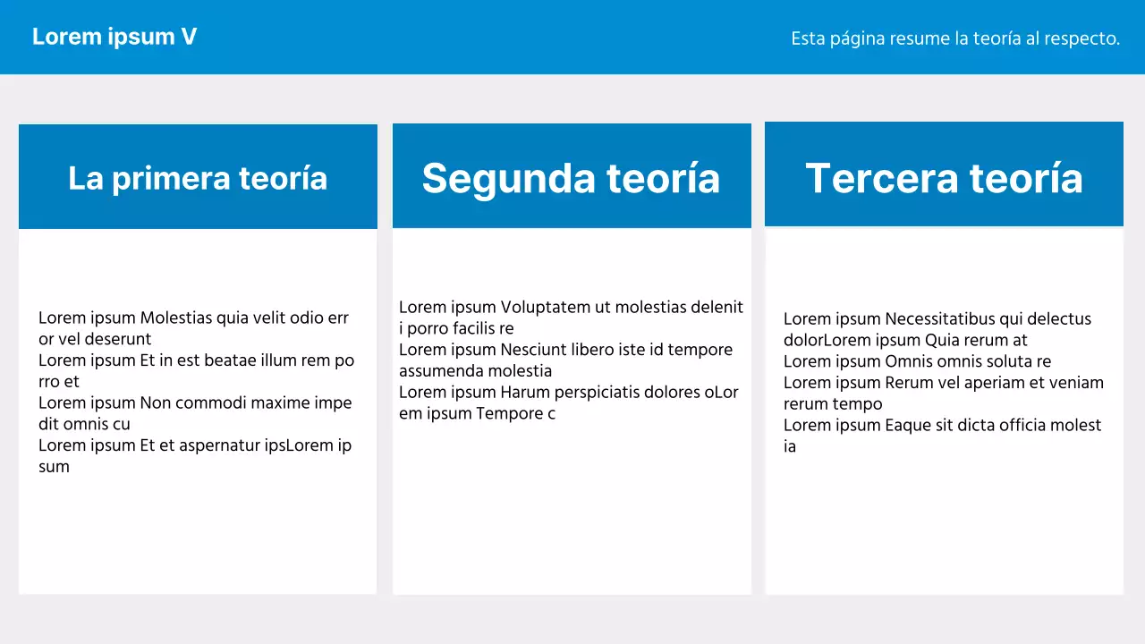 Un sencillo programa de formación azul y gris