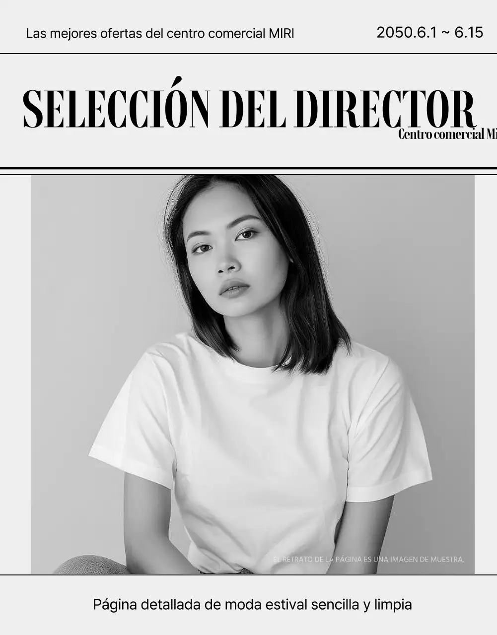 Promueve la moda moderna en gris y negro