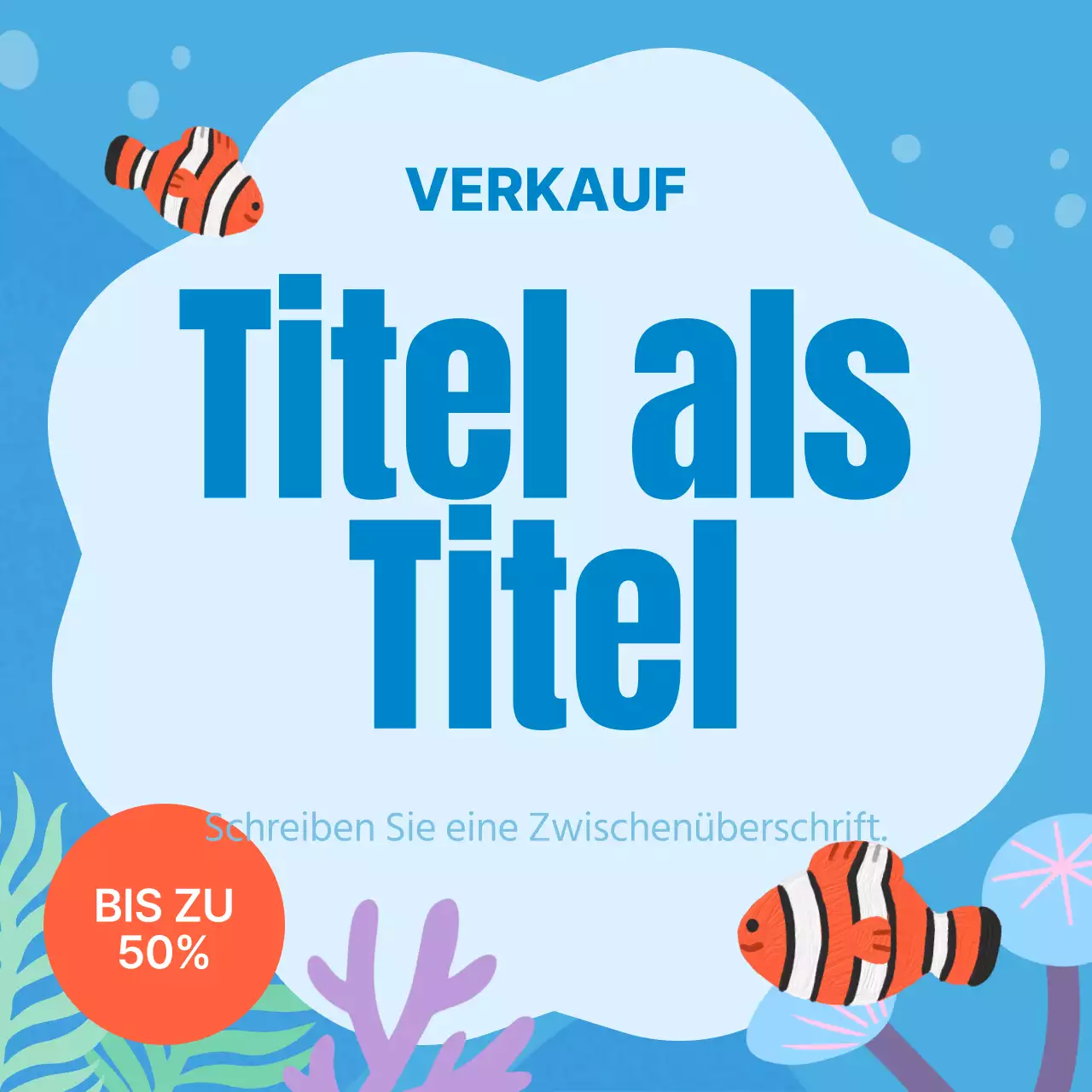 Sommerliche Stimmung in Blau und Grün MainTitle