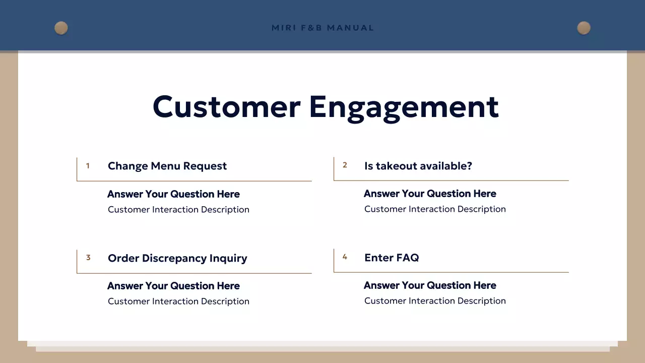 Blue Professional Operations Manual Presentation