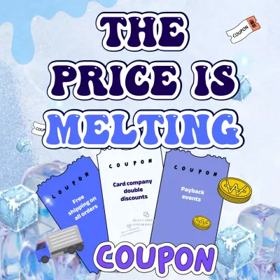 Trendy summer deals ads in light blue and navy blue