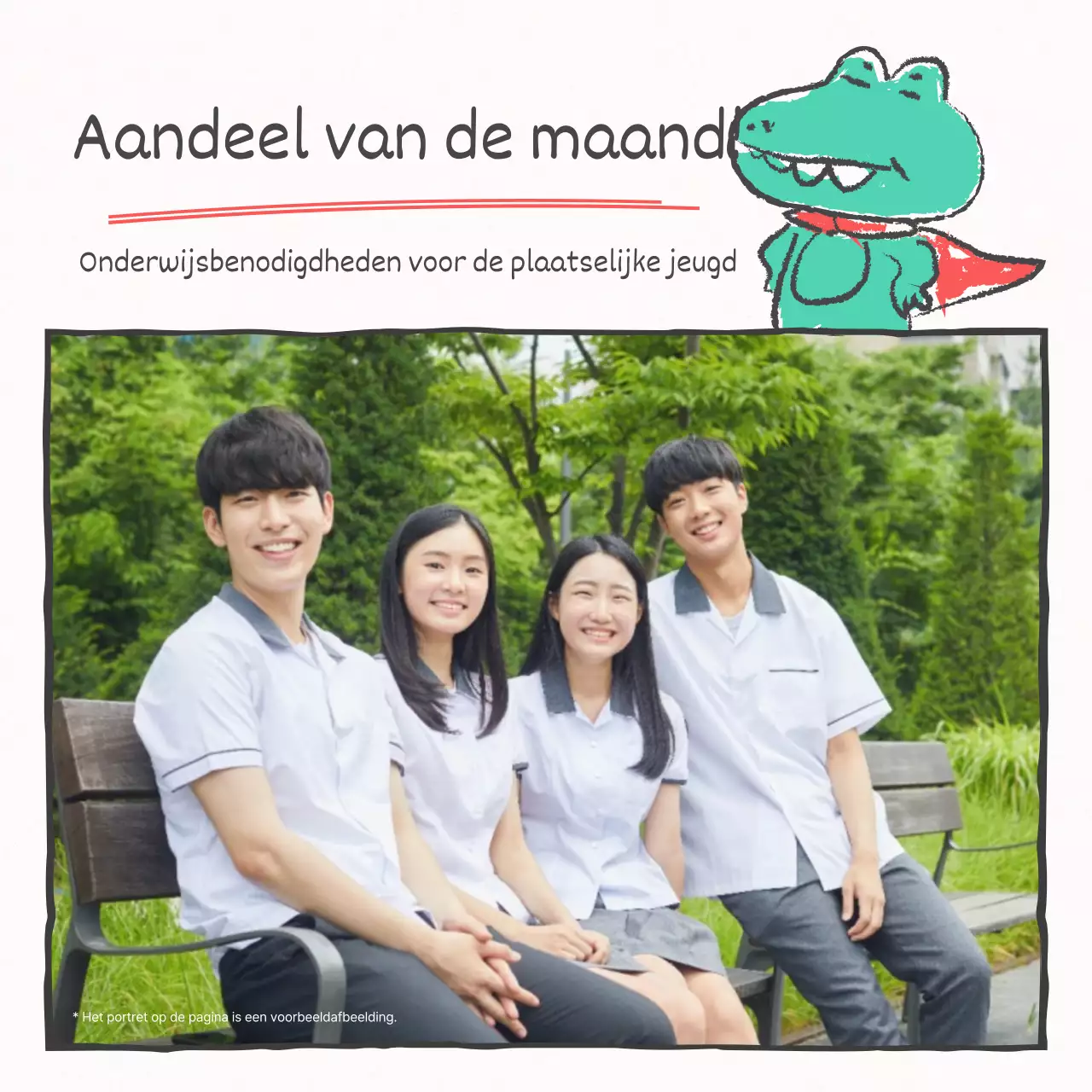 Promoot minimalistisch geven in rood en zwart