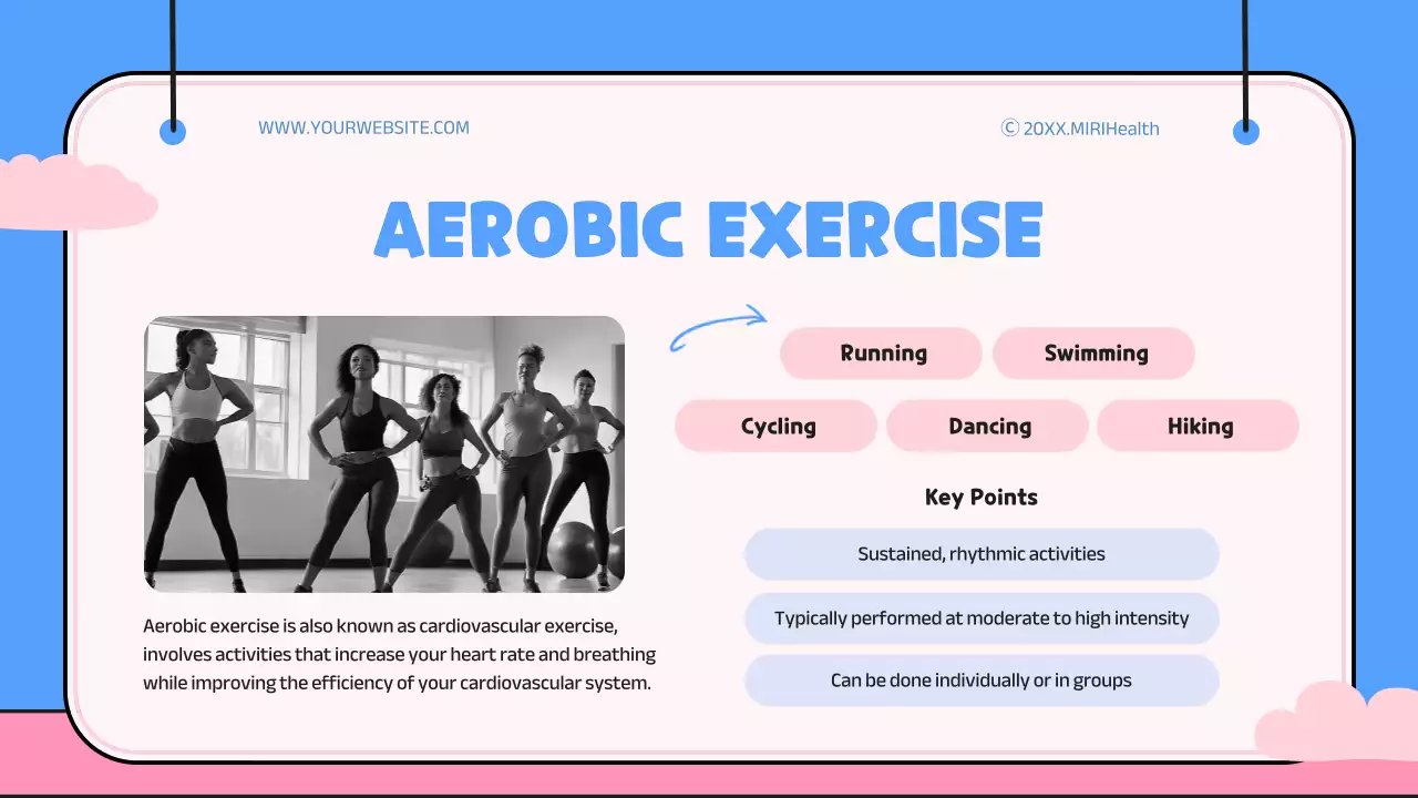 Blue Simple Health Guide Presentation