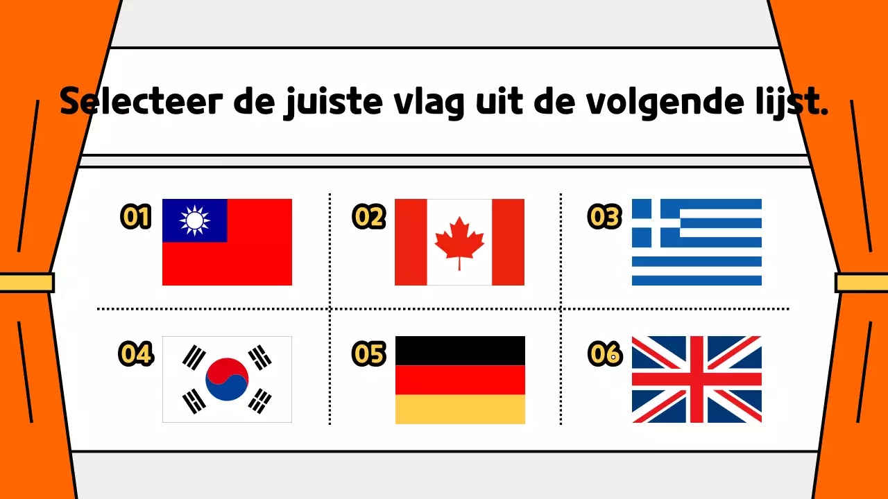 Een leuke oranje quiz promoten