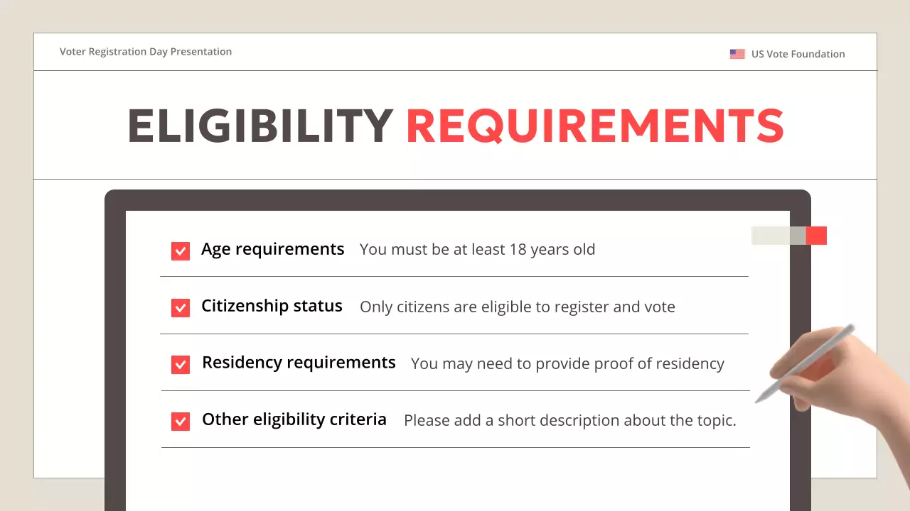 Beige Modern Voter Guide Presentation