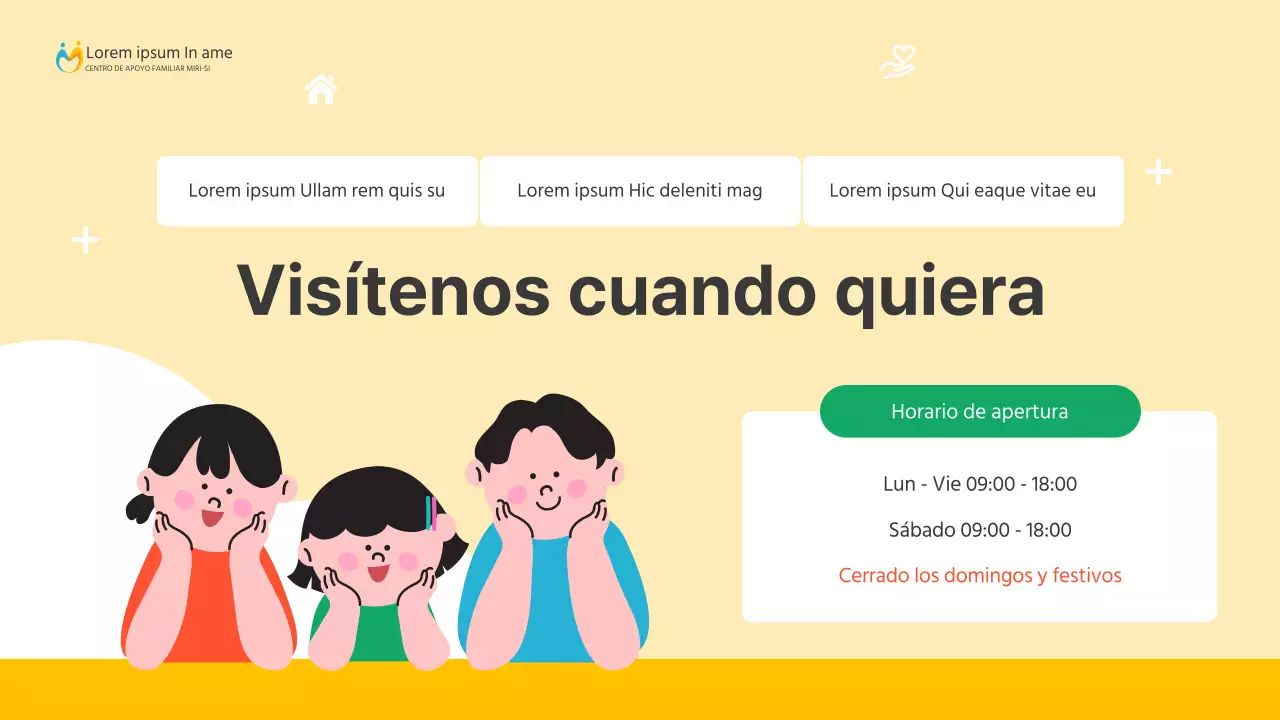 Una sencilla guía amarilla y verde de ayuda a domicilio