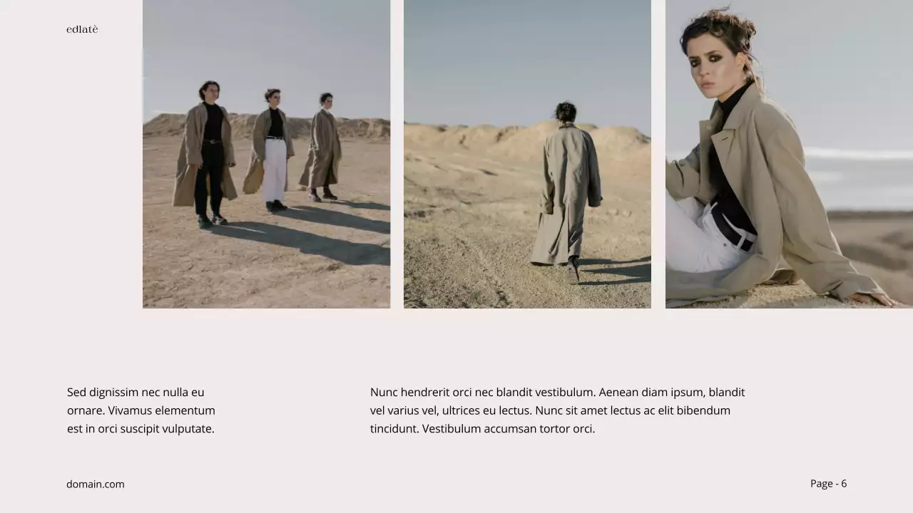 Beige Minimalist Editorial Template Guide Presentation