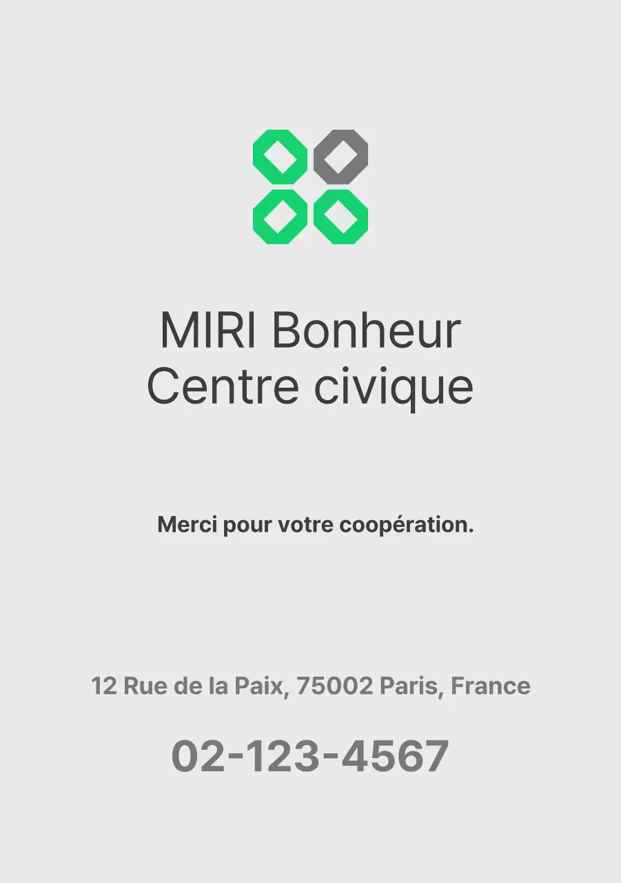 Places de parking vertes et accessibles