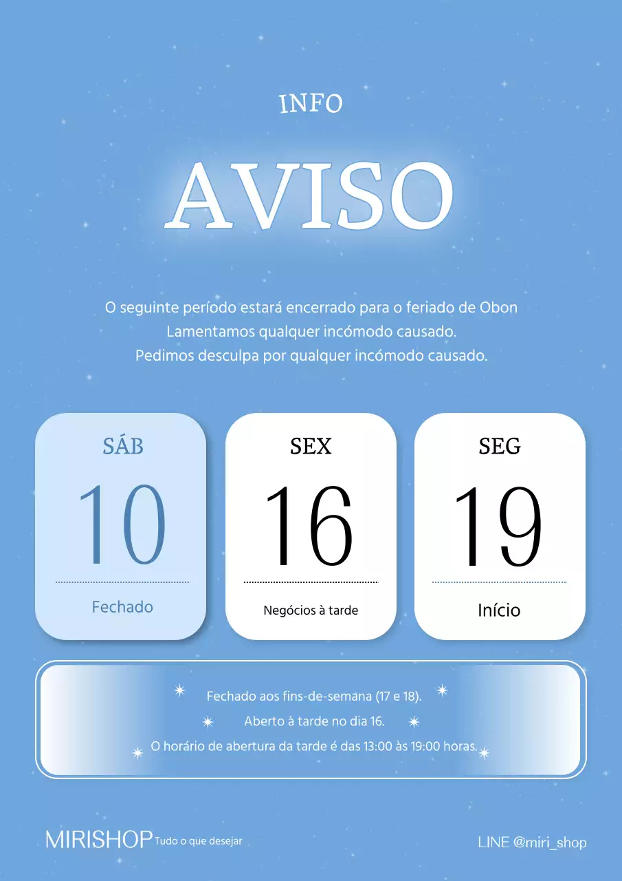 Carta de férias de conceito elegante com um céu noturno azul e subtil