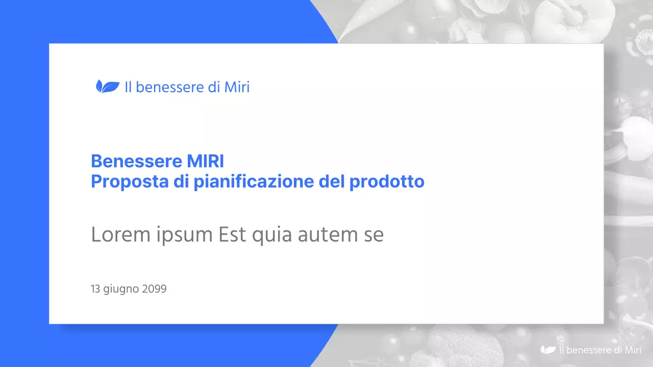 Proposta di prodotti benessere semplici in blu e azzurro
