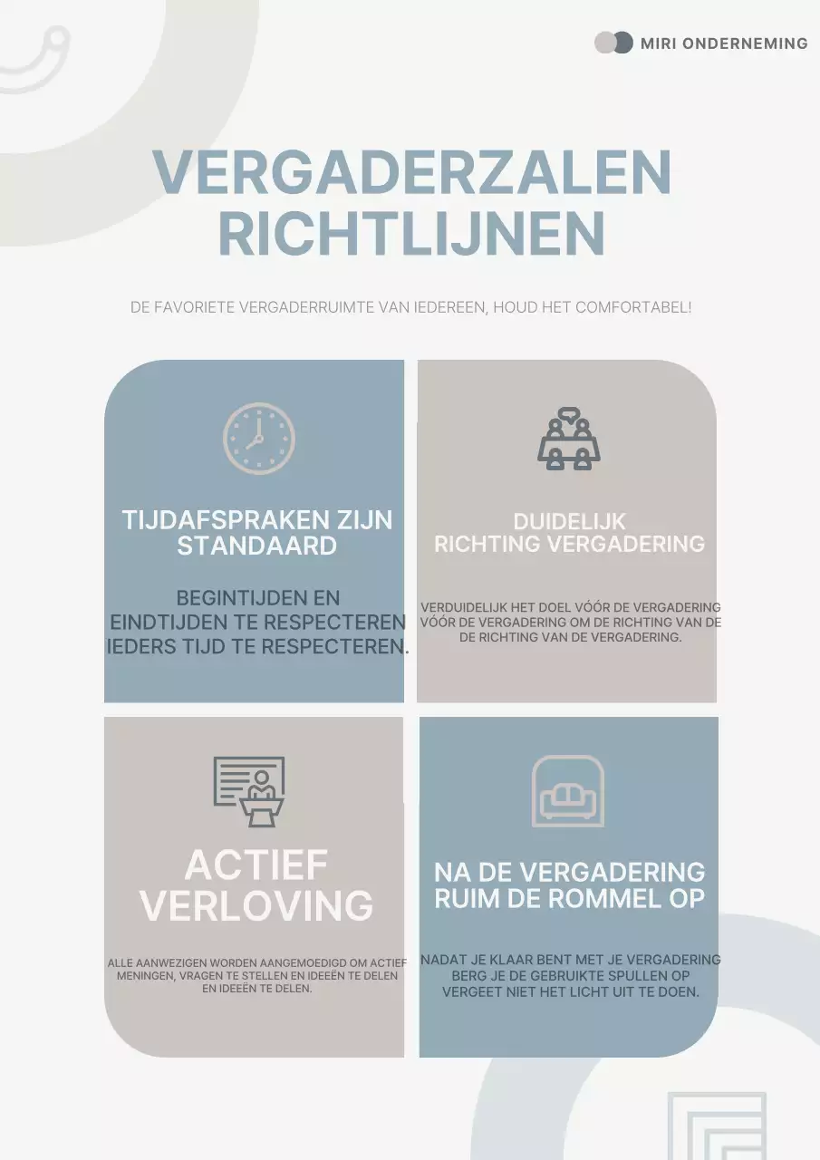 Een eenvoudig zakelijk briefpapierpakket in lichtblauw en beige