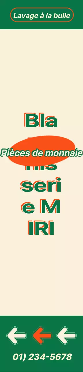 Affiche de laverie automatique de style vintage américain