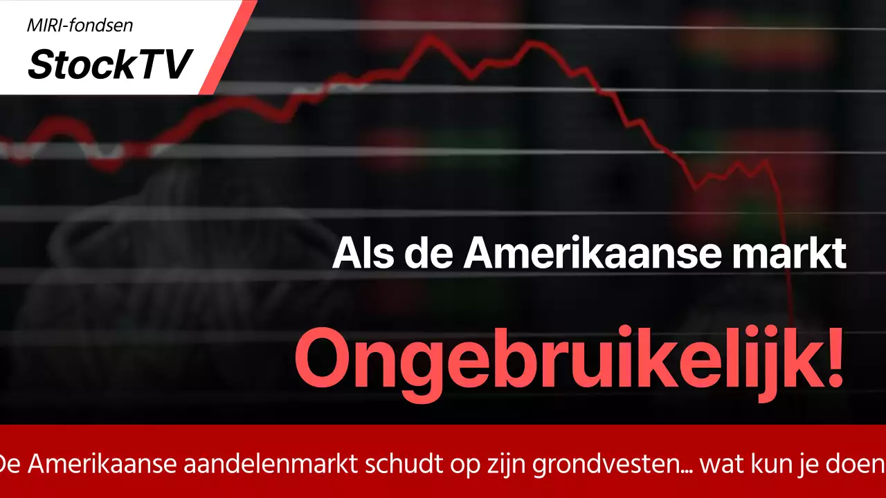 Nieuwsbrieven voor de aandelenmarkt rood en zwart gemarkeerd