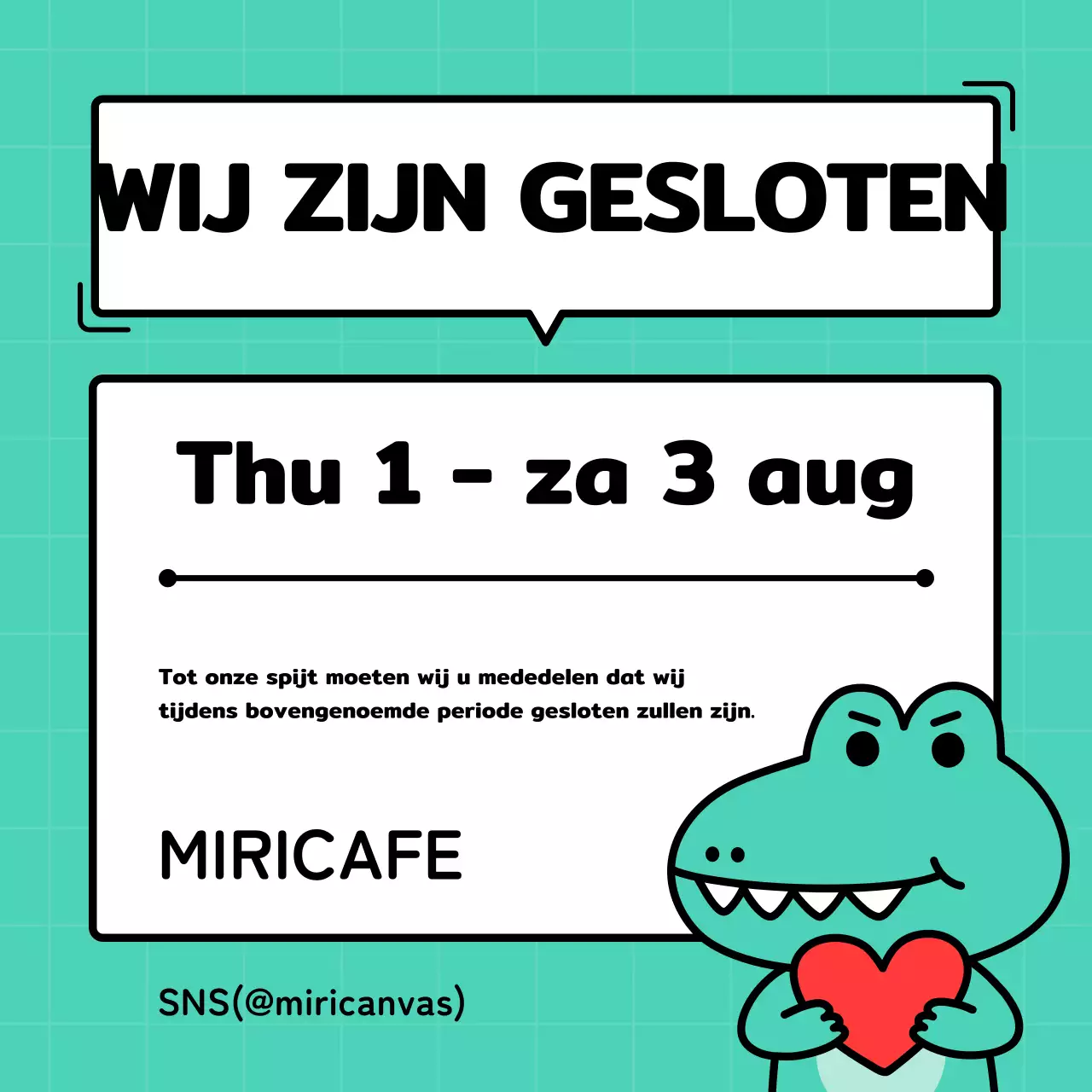 Leuk vakantienieuws in het groen