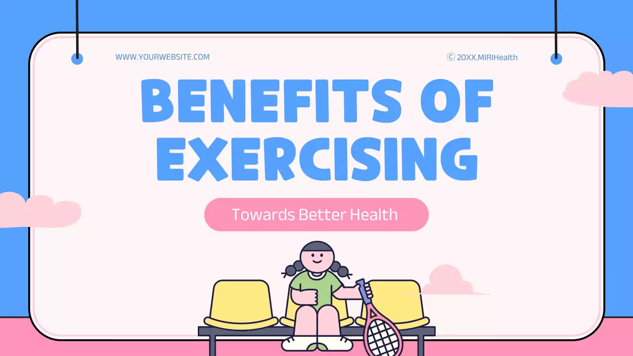 Blue Simple Health Guide Presentation