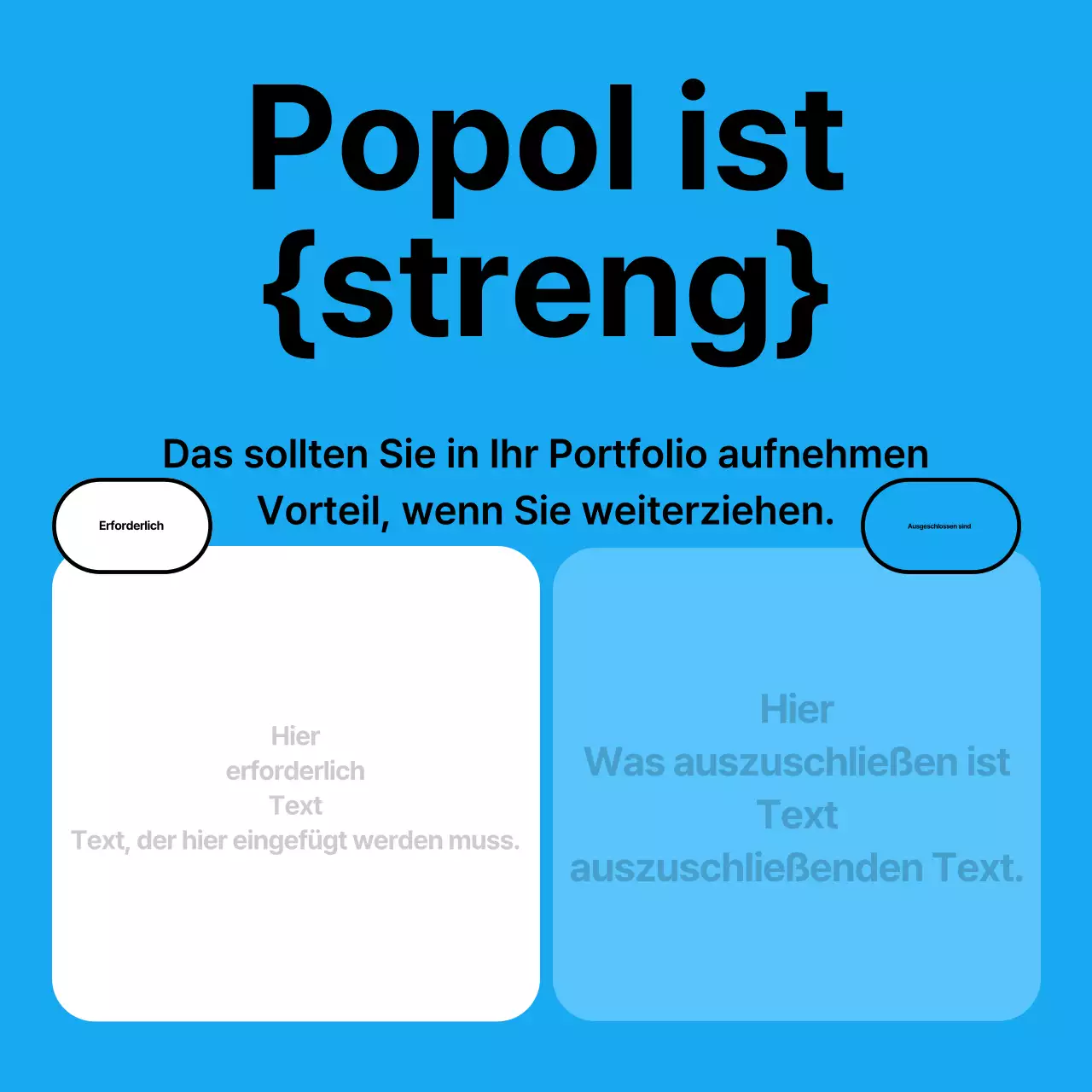 Über die hellblaue, minimalistische Umsatzserie