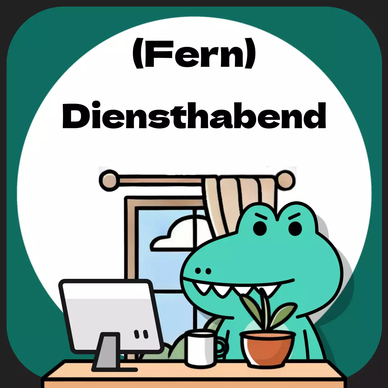 Mint und schwarz pop art messenger profil ankündigungen