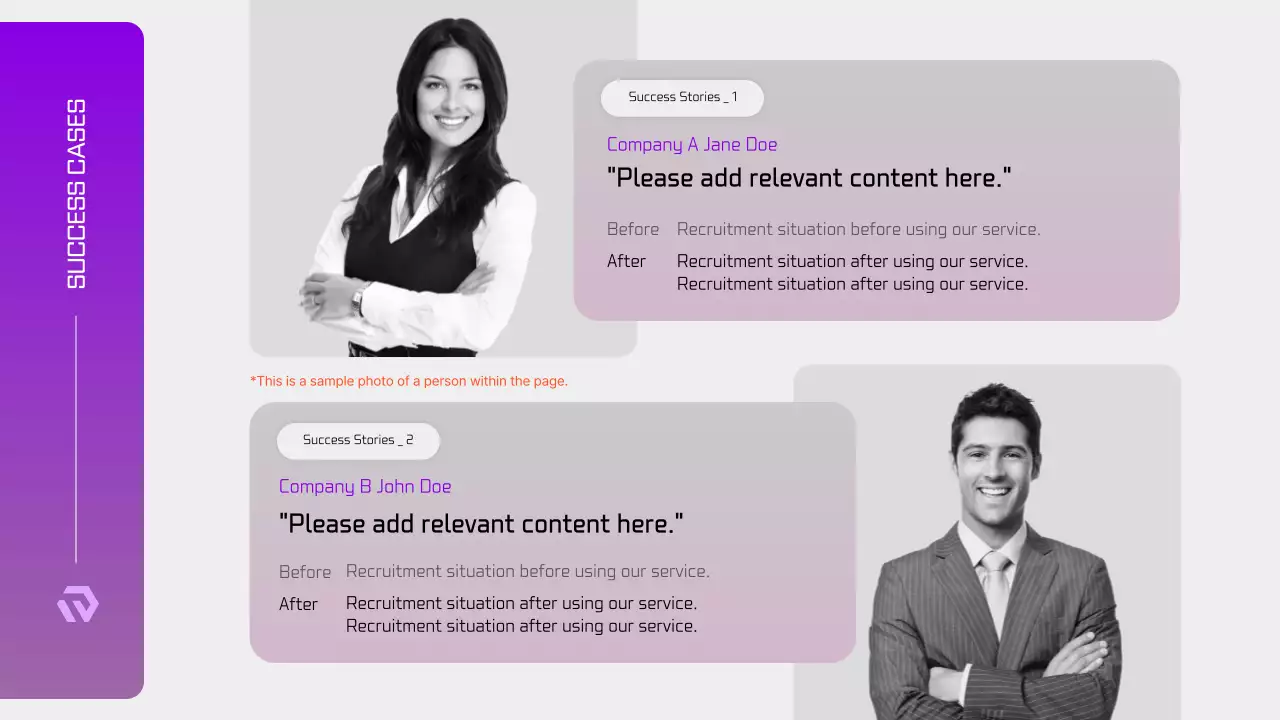Purple Modern Hr Advertisement Presentation