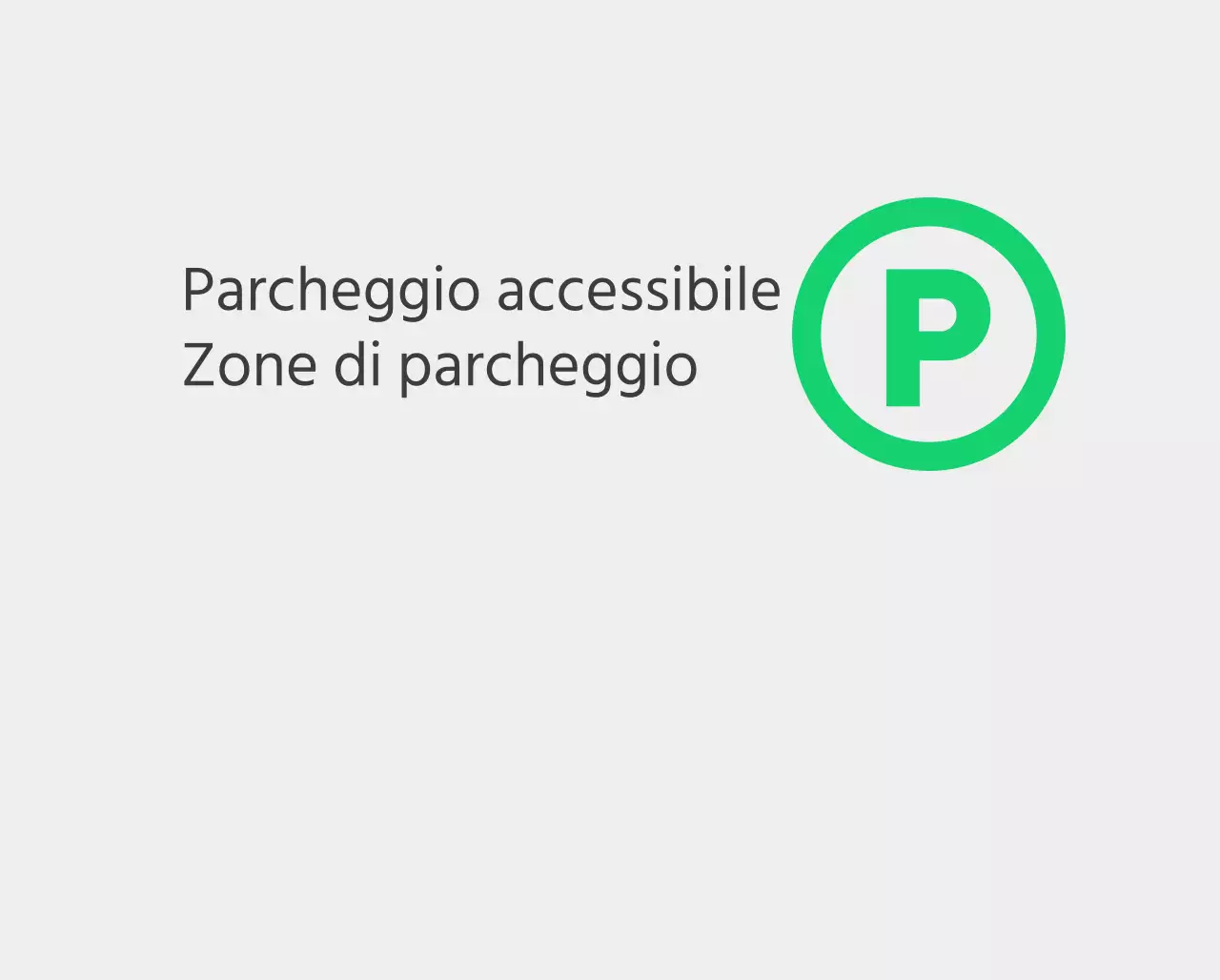 Parcheggi verdi accessibili