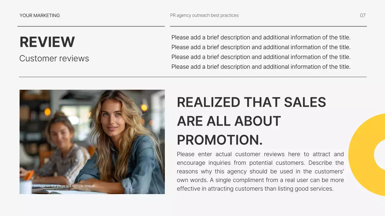 화이트 프로페셔널 마케팅 프리젠테이션