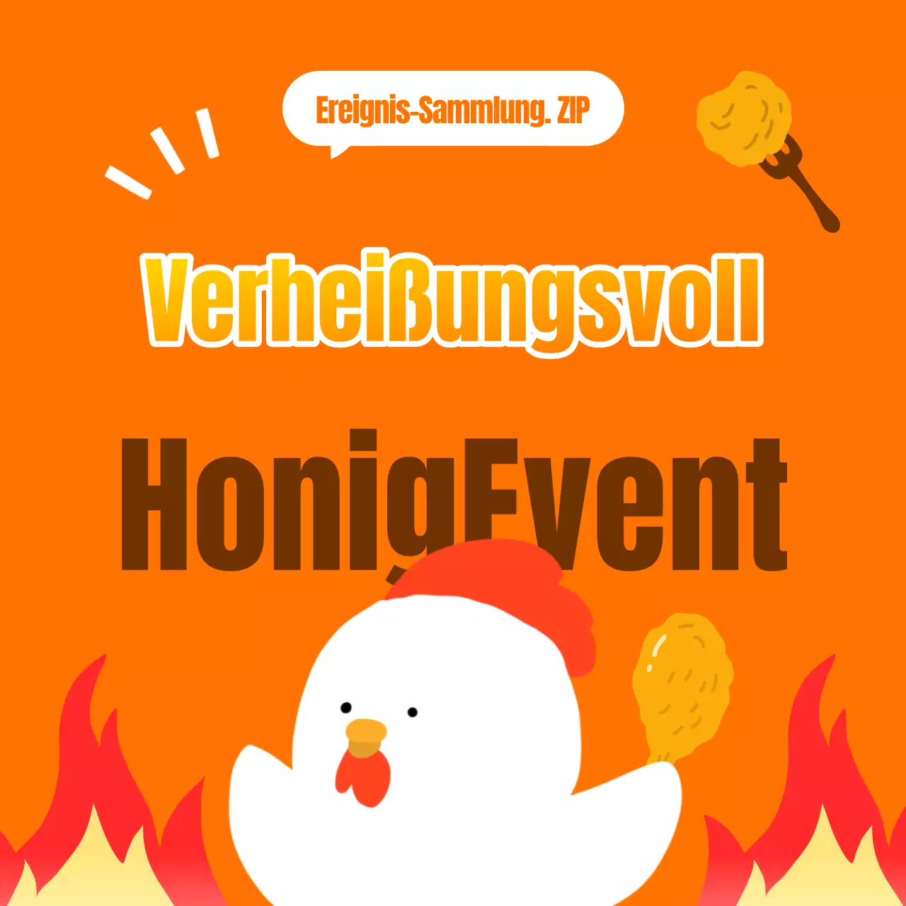 Förderung der orangefarbenen und gelben Flasche Glückstag Coupons