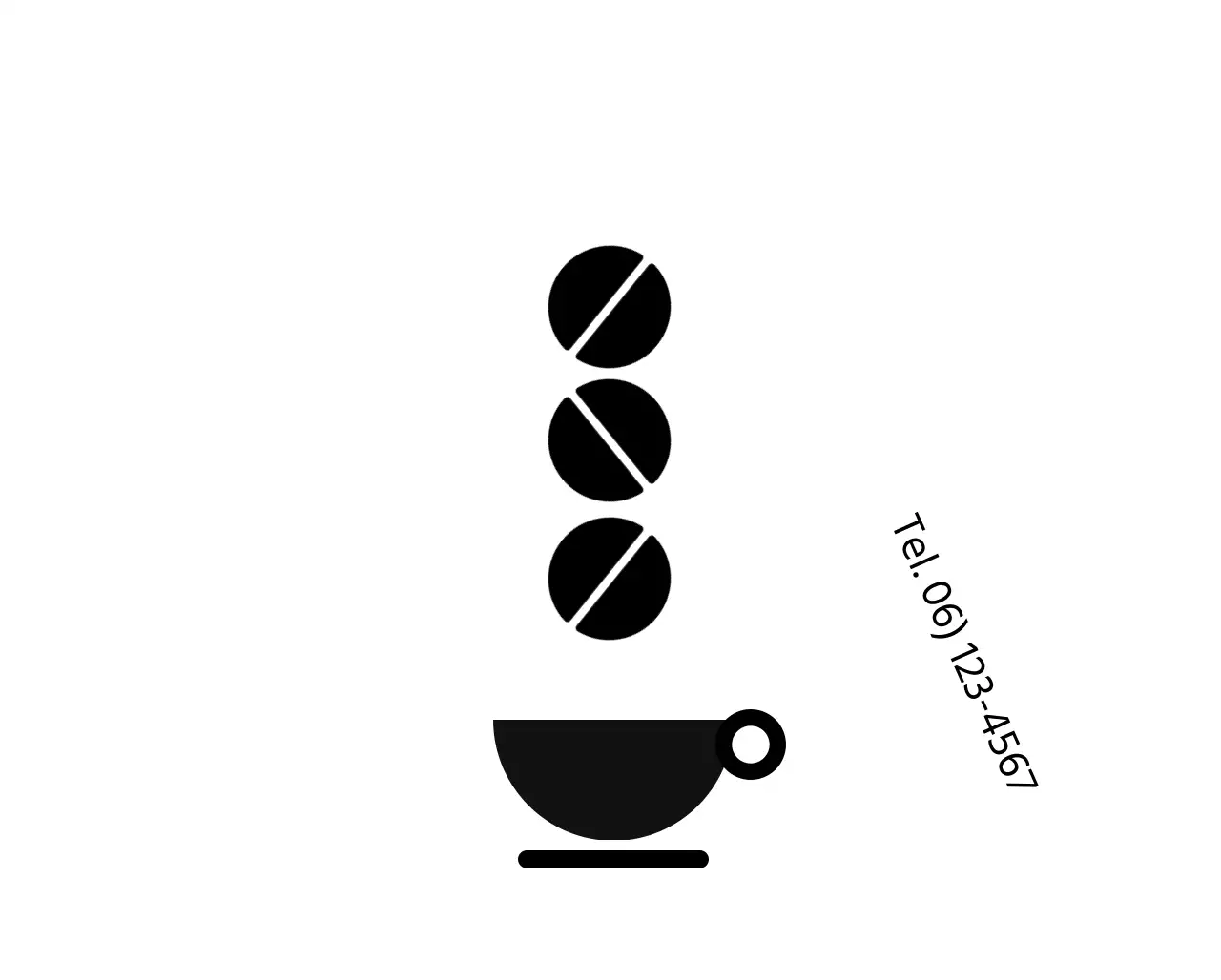 Nessun cartello di parcheggio in un caffè moderno e alla moda