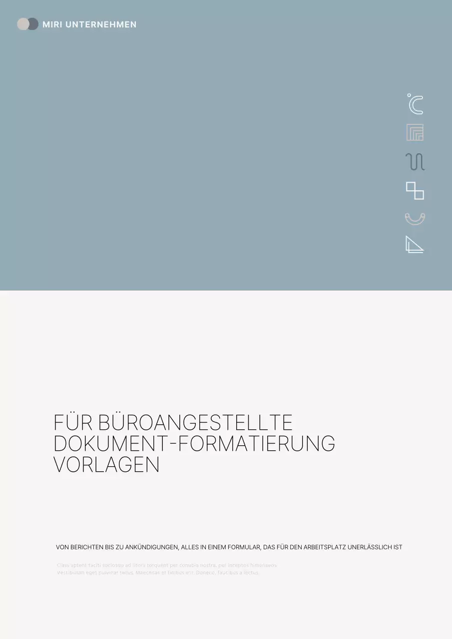 Ein schlichtes Briefpapierpaket in Hellblau und Beige