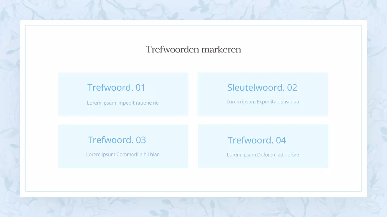 Een klassiek zomers bloemenvoorstel in lichtblauw